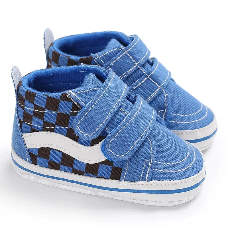 Classic Canvas Sneakers for Boys and Girls Great First Walking Shoes (0-18M)