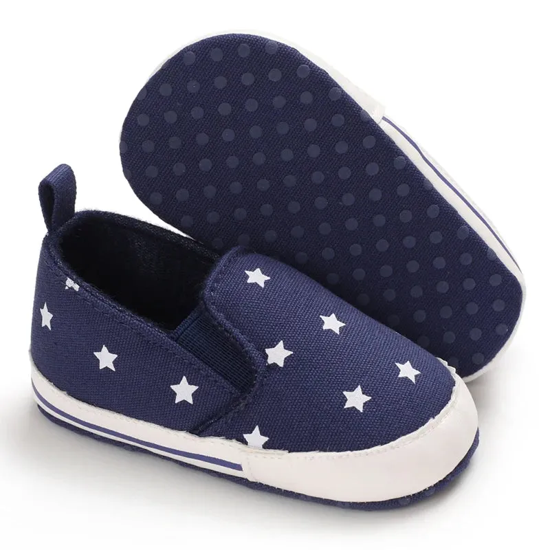 Classic Canvas Sneakers for Boys and Girls Great First Walking Shoes (0-18M)