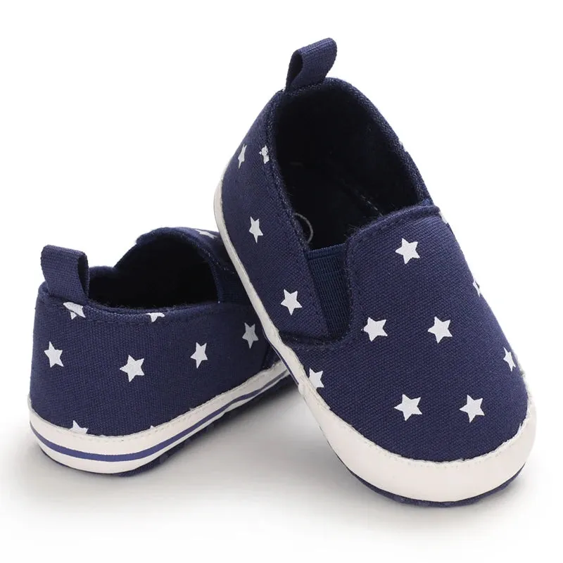 Classic Canvas Sneakers for Boys and Girls Great First Walking Shoes (0-18M)