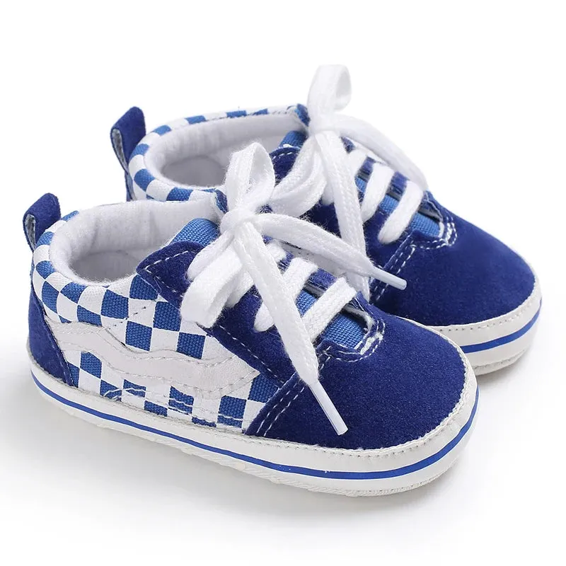 Classic Canvas Sneakers for Boys and Girls Great First Walking Shoes (0-18M)