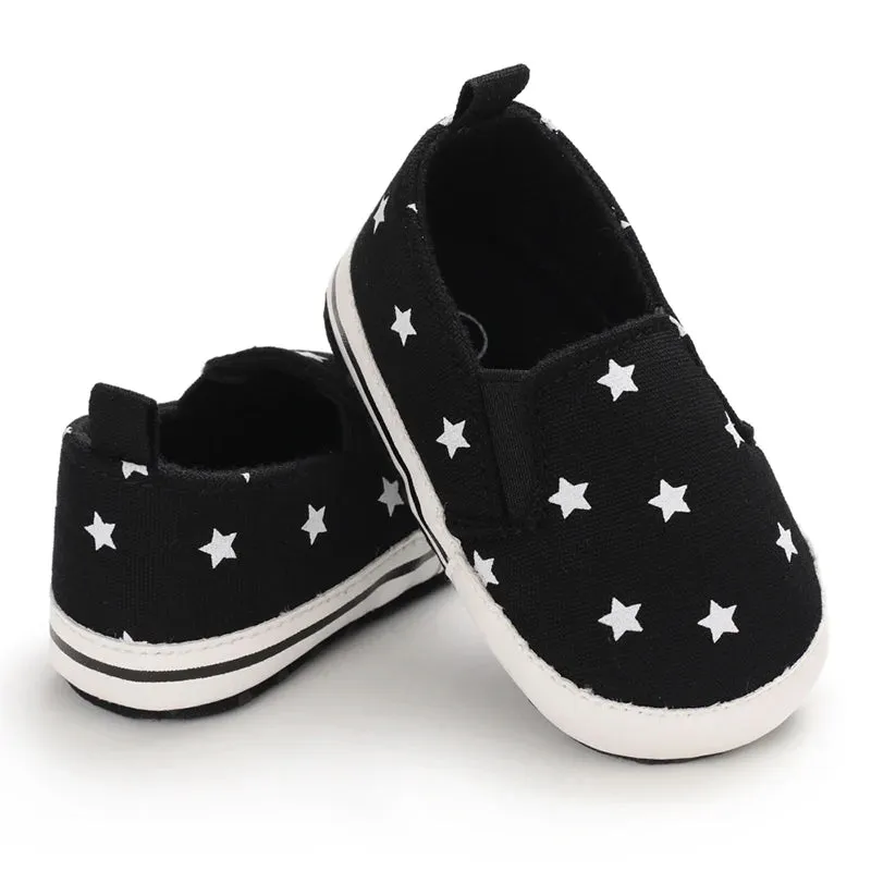 Classic Canvas Sneakers for Boys and Girls Great First Walking Shoes (0-18M)