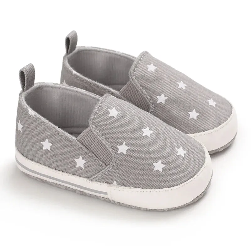 Classic Canvas Sneakers for Boys and Girls Great First Walking Shoes (0-18M)