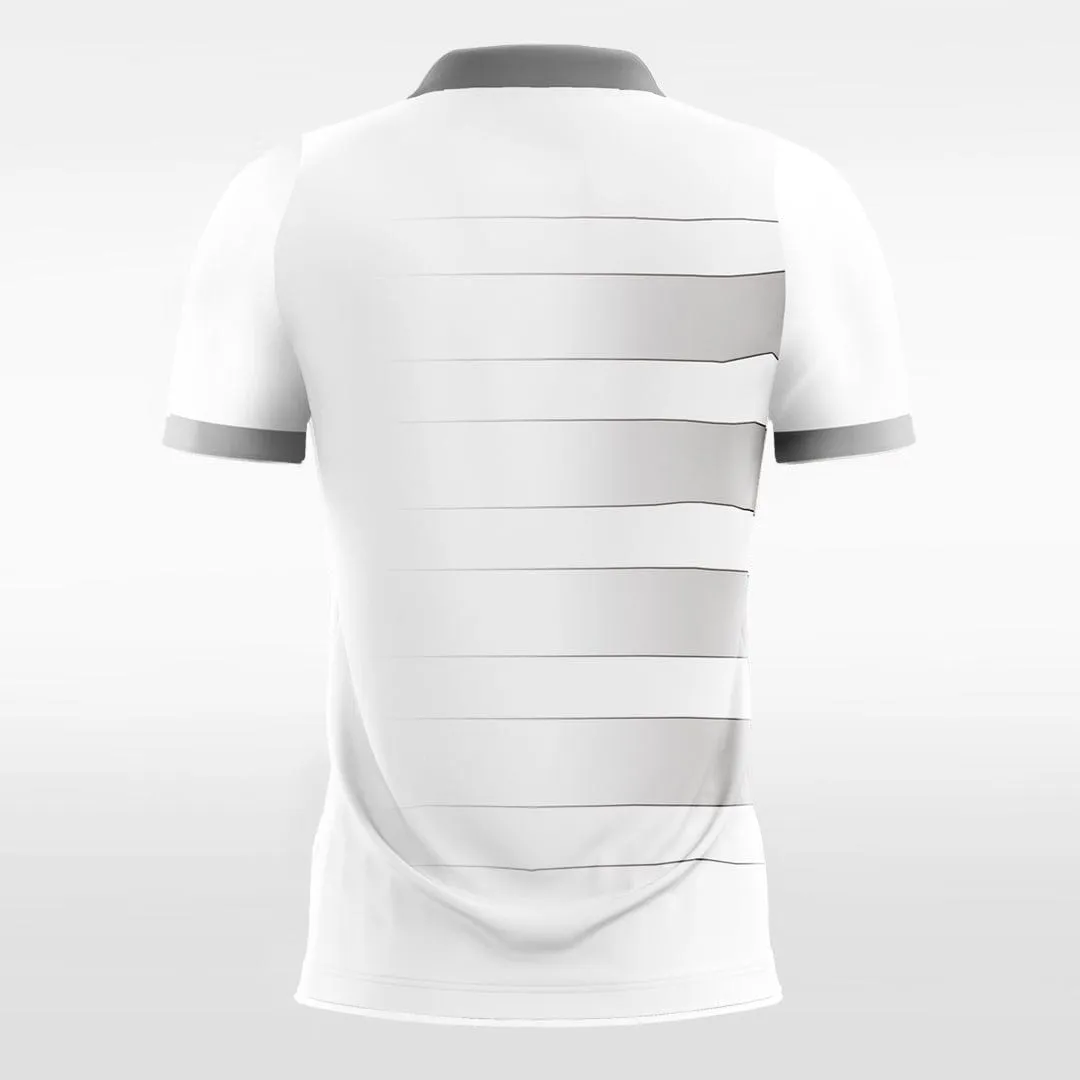 Classic Stripe - Kids Custom Soccer Jerseys Design White