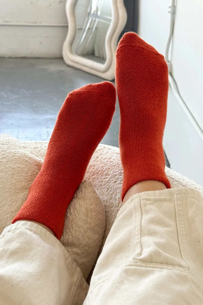 Cloud Socks (Burnt Orange)