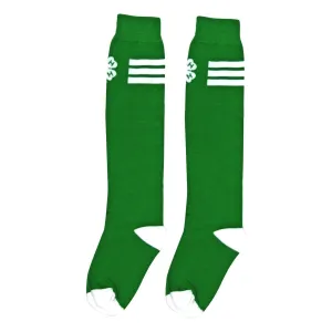 Clover Emblem Soccer Socks