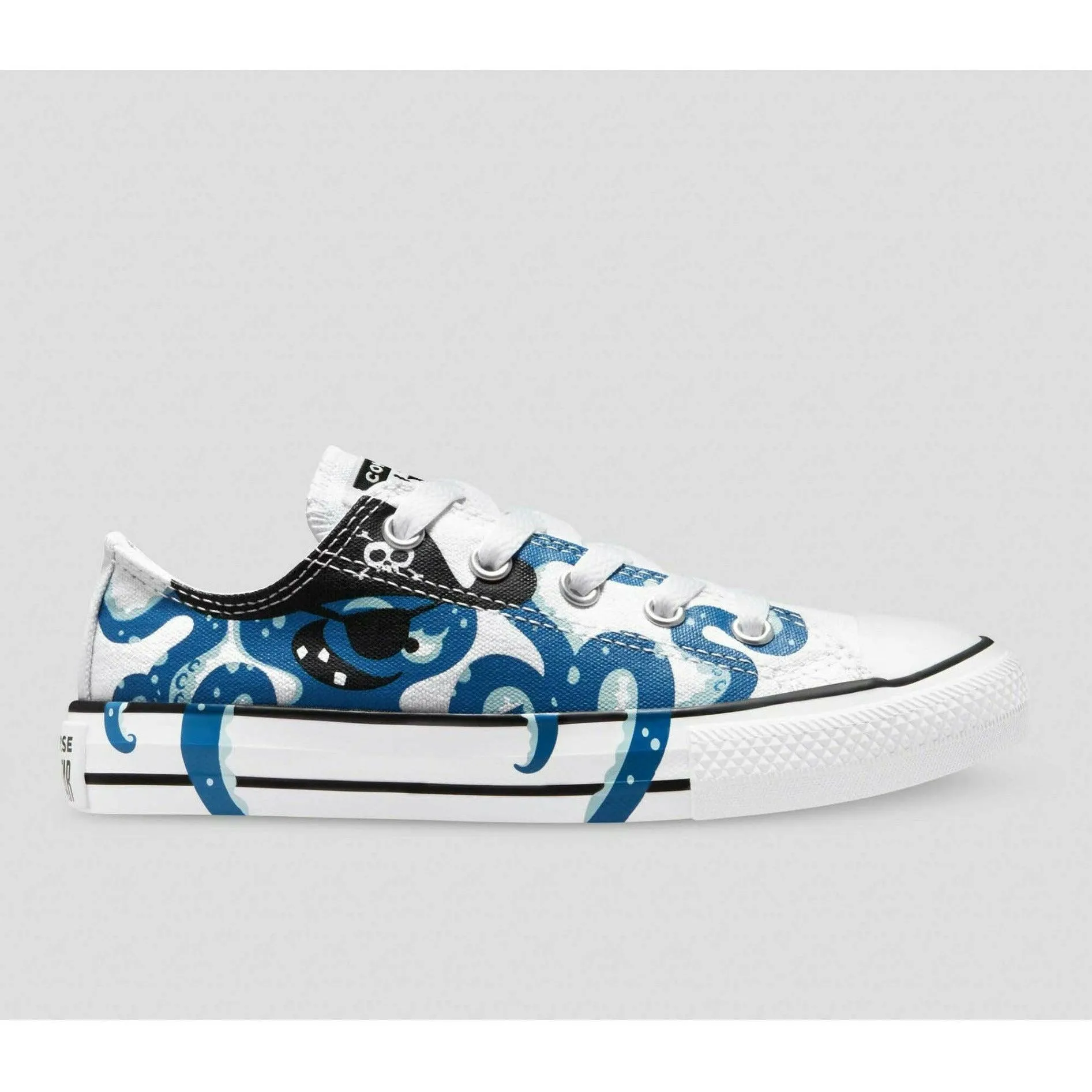 Converse Chuck Taylor All Star Octopirate Print Junior Low Top Shoe