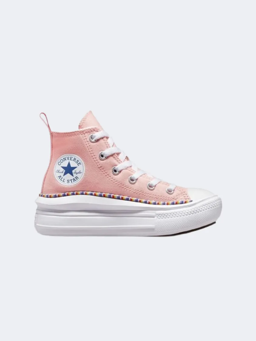 Converse Chuck Taylor Ps-Girls Lifestyle Shoes Storm Pink