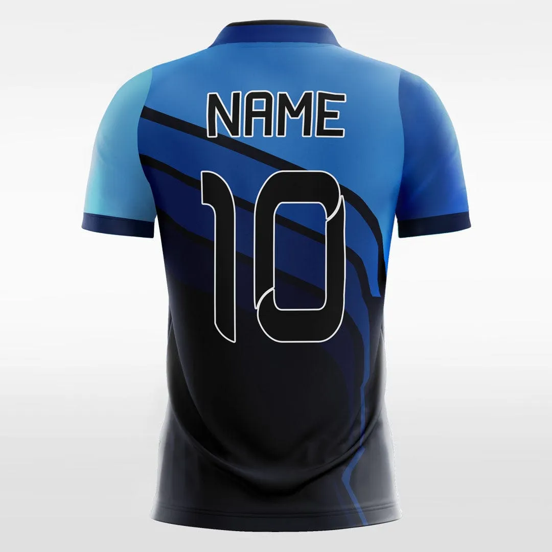 Cool Blue Split - Custom Kids Soccer Jerseys Design Online