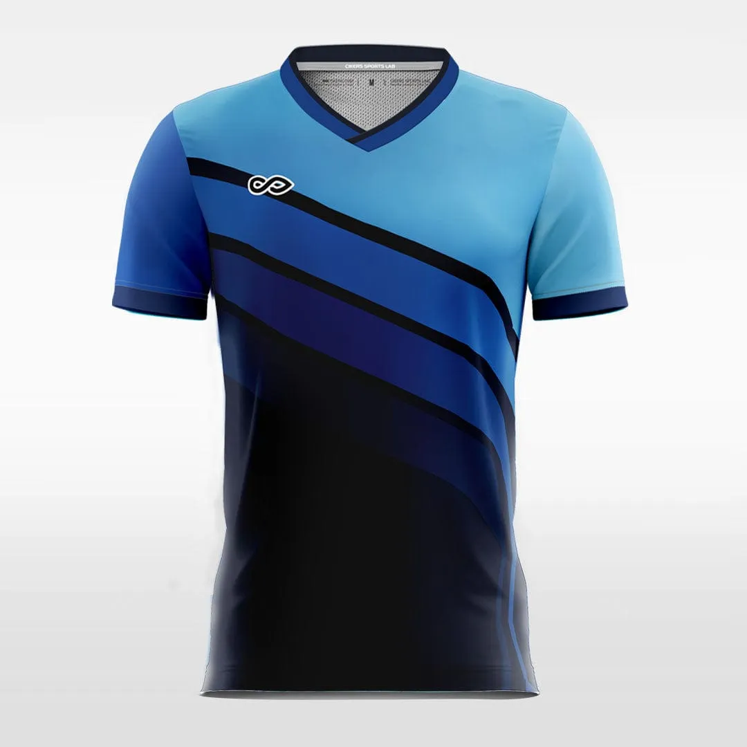 Cool Blue Split - Custom Kids Soccer Jerseys Design Online