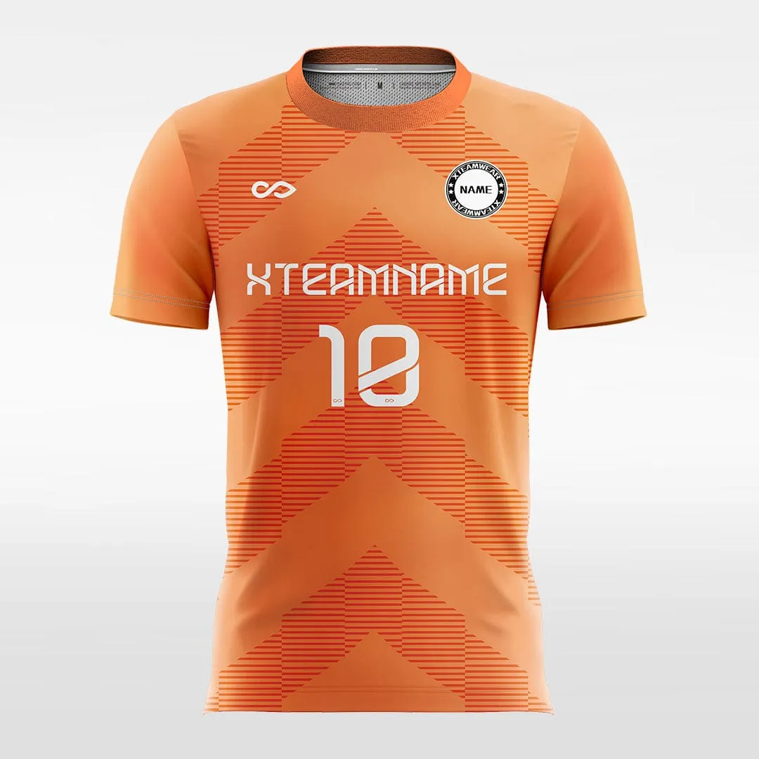 Cool Orange - Women Custom Soccer Jerseys Design Chevron