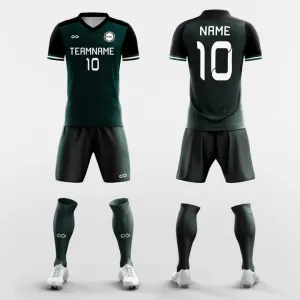 Dark Green-Custom Soccer Jerseys Kit Sublimated Design