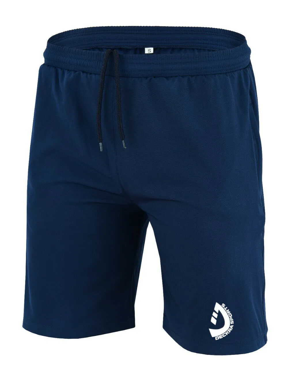 Deckra Mens Fitness Gym Short Navy Blue