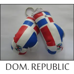 Dominican Republic Mini Boxing Glove