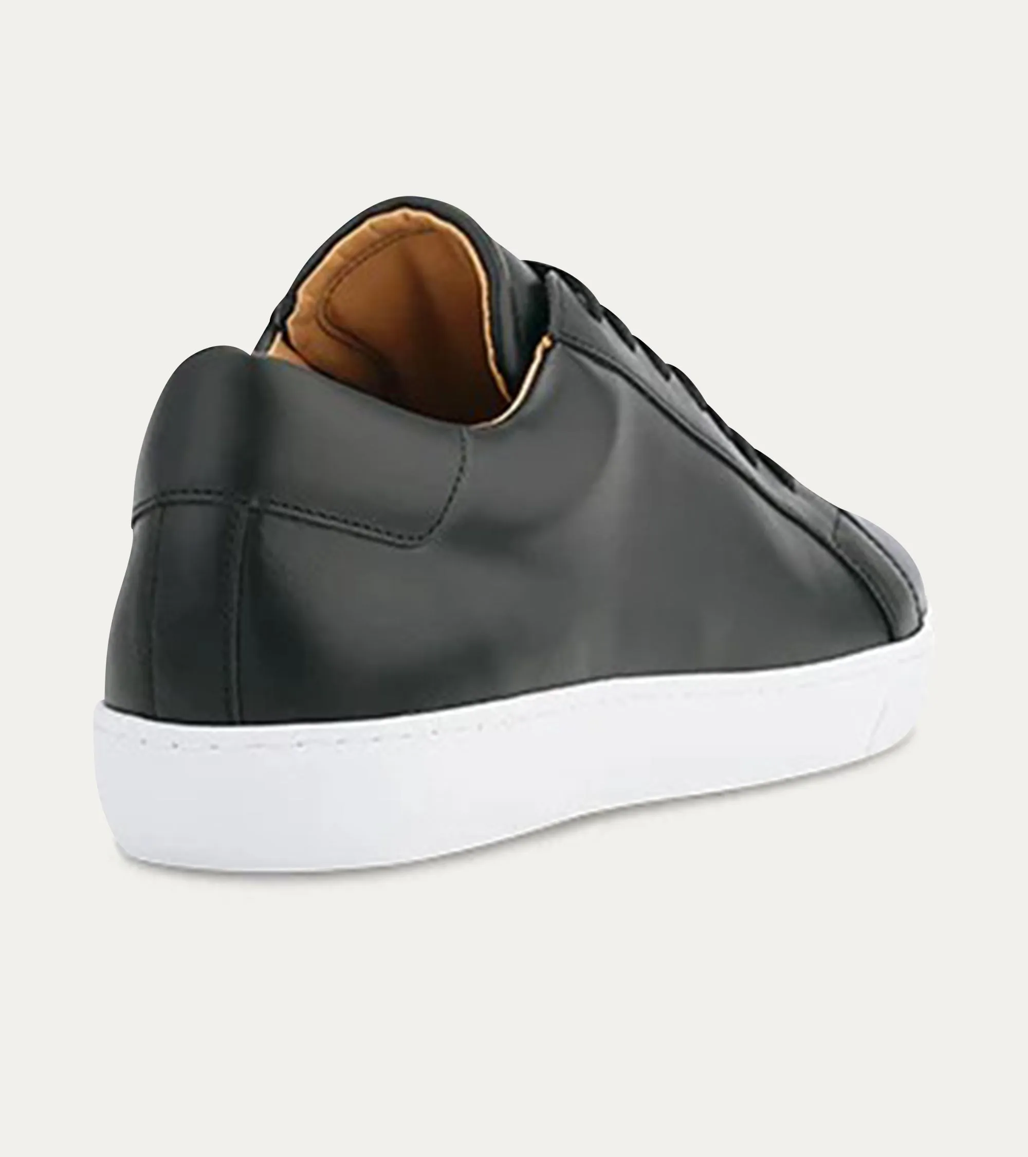 Dress Sneaker In Black Leather