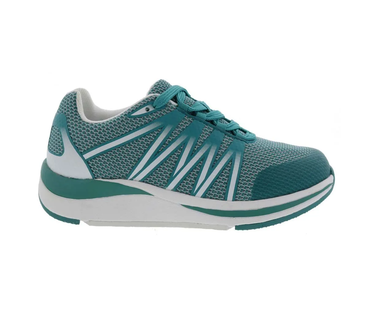 Drew Balance Women's Sneaker In Green Mesh Combo