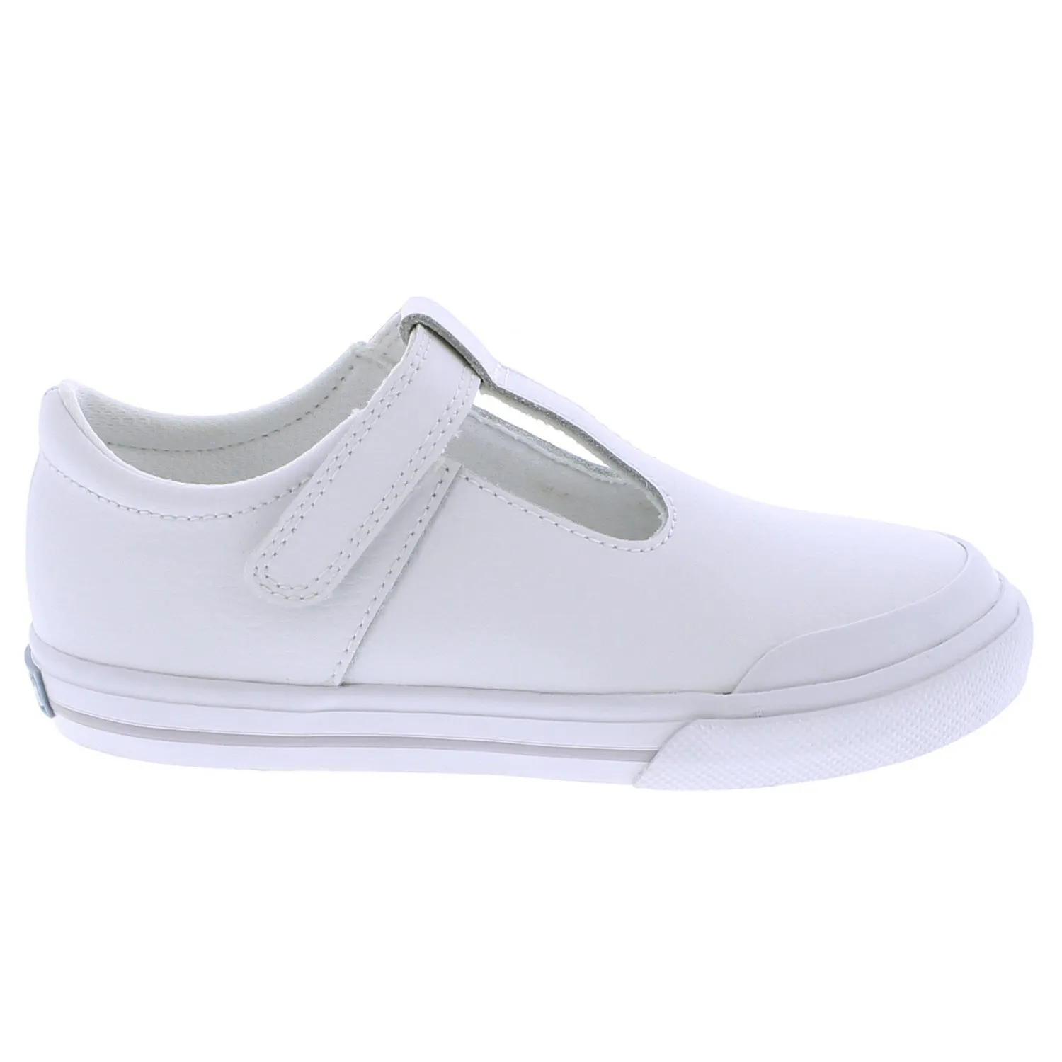 DREW - V102-106 - White Leather, gray trim