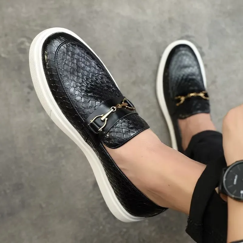 ElegantStride Slip-On Platform Shoes