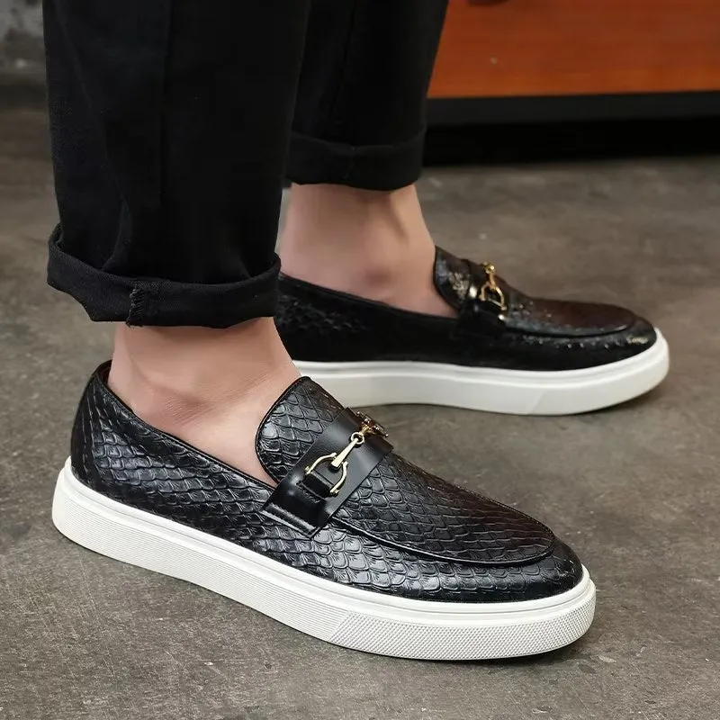 ElegantStride Slip-On Platform Shoes