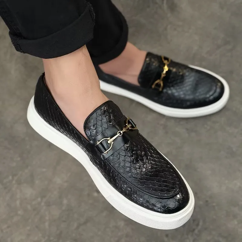 ElegantStride Slip-On Platform Shoes