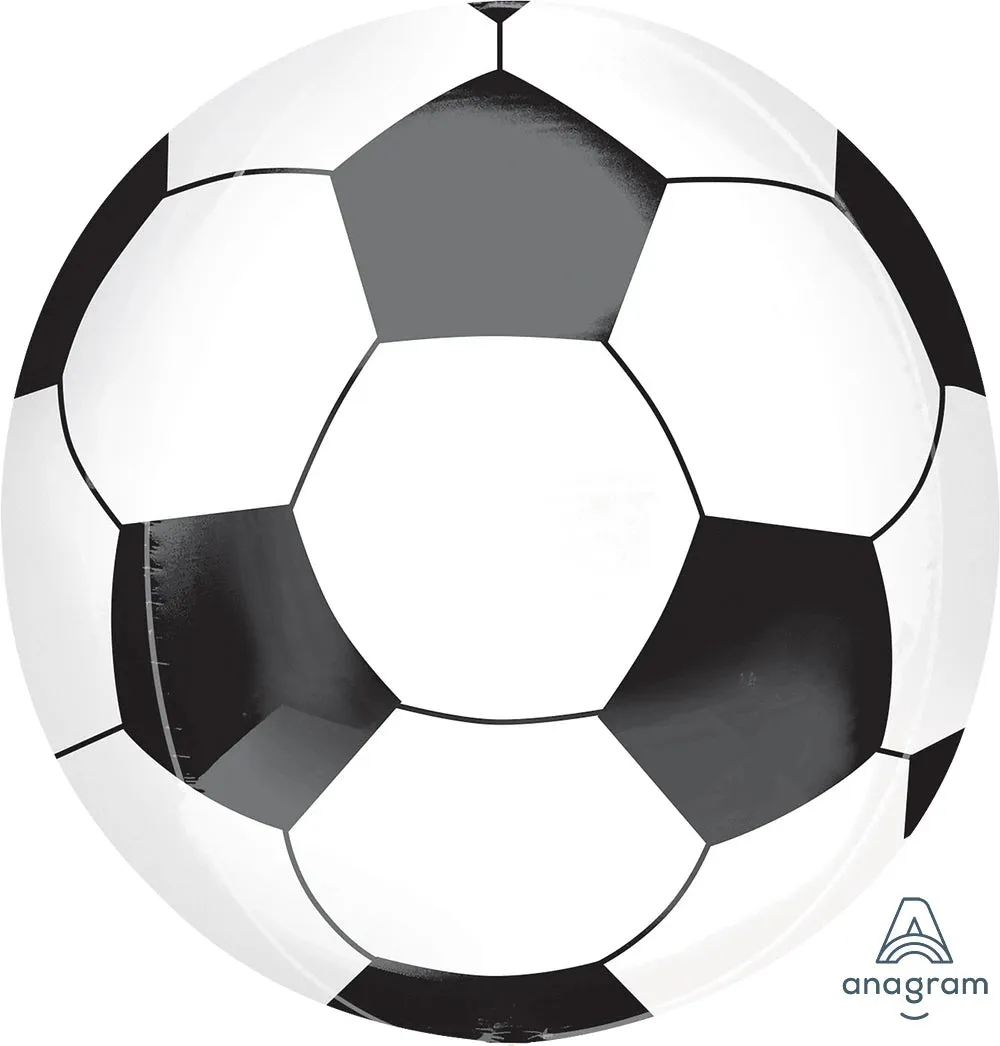 Foil Balloon Soccer Ball Orbz 16inch