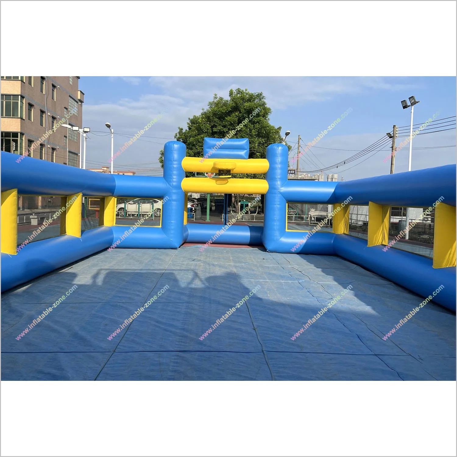 Fun Outdoor Sports Games Football Pitch Near Me Childrens Soft Play Area Inflatable Soccer Field For Rent