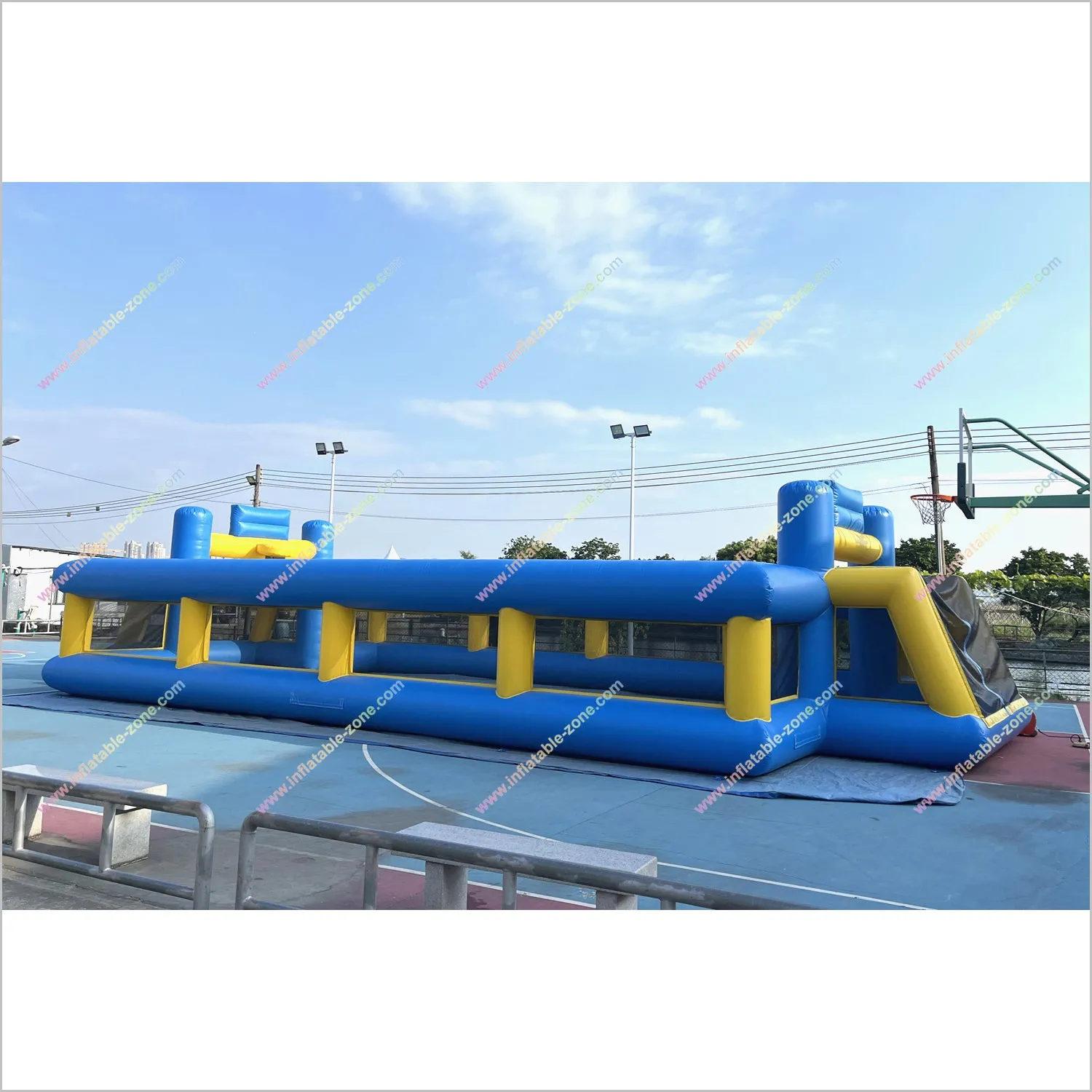 Fun Outdoor Sports Games Football Pitch Near Me Childrens Soft Play Area Inflatable Soccer Field For Rent