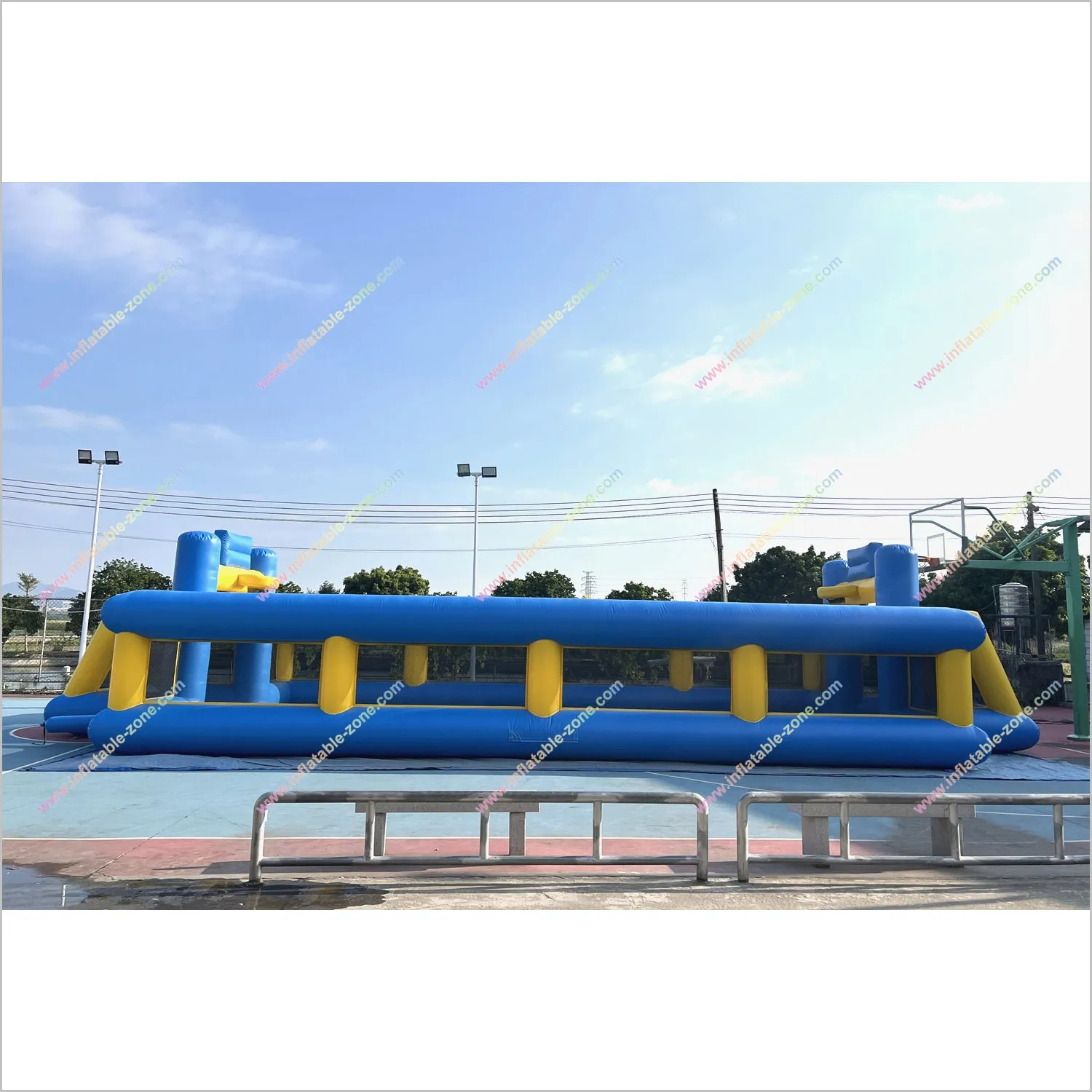 Fun Outdoor Sports Games Football Pitch Near Me Childrens Soft Play Area Inflatable Soccer Field For Rent