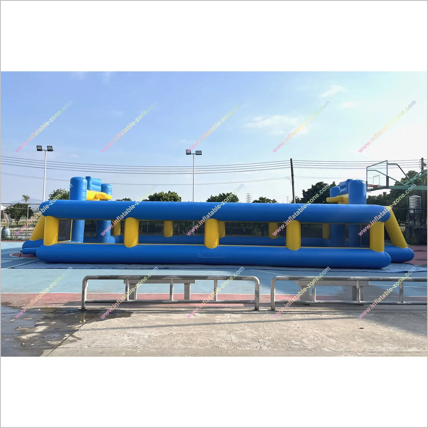 Fun Outdoor Sports Games Football Pitch Near Me Childrens Soft Play Area Inflatable Soccer Field For Rent