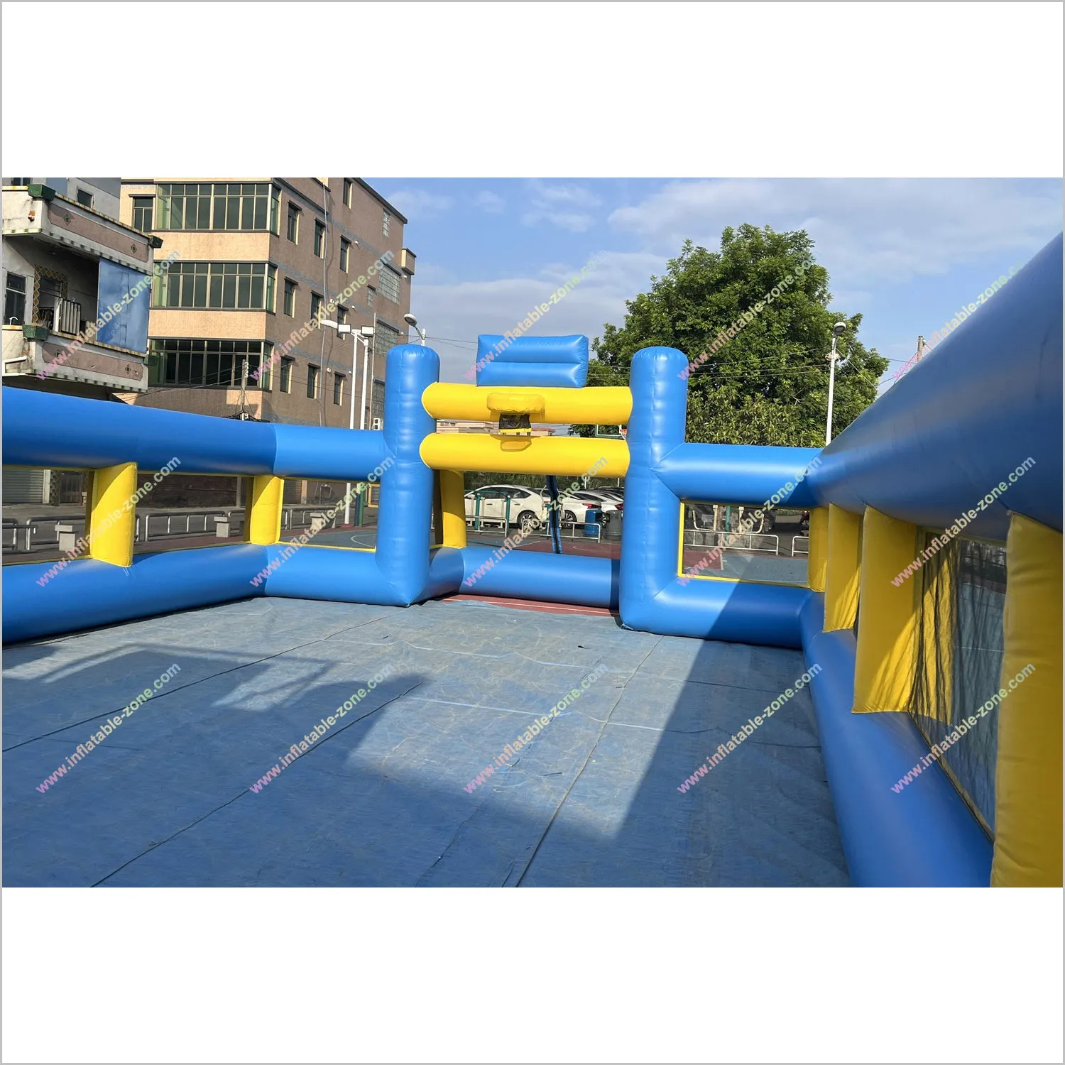 Fun Outdoor Sports Games Football Pitch Near Me Childrens Soft Play Area Inflatable Soccer Field For Rent