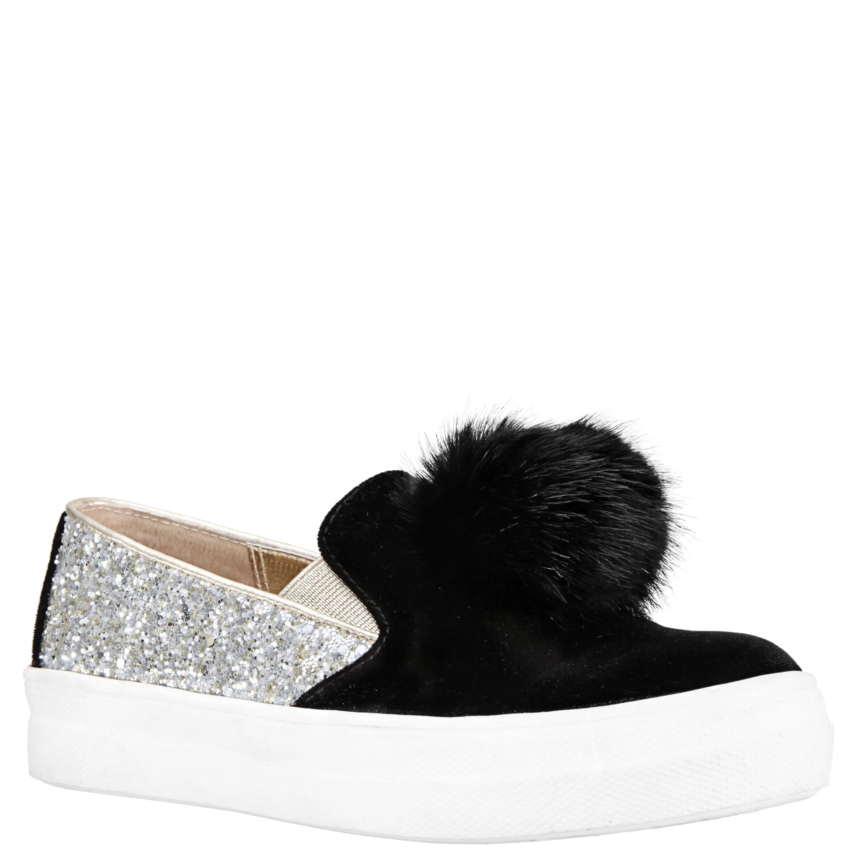 Fur Pom Pom Sneaker