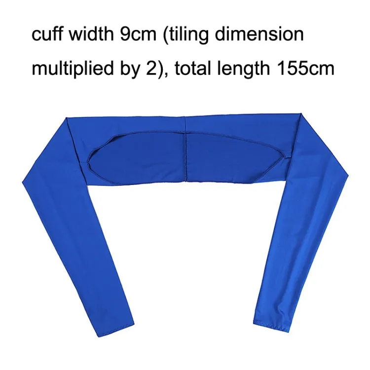 Golf Sunscreen Shawl Sleeves Outdoor Sports Cycling Ice Silk One Word Raglan Sleeves, Size: One Code(Deep Purple)