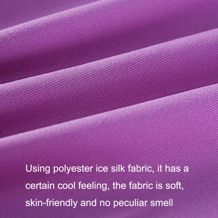 Golf Sunscreen Shawl Sleeves Outdoor Sports Cycling Ice Silk One Word Raglan Sleeves, Size: One Code(Deep Purple)