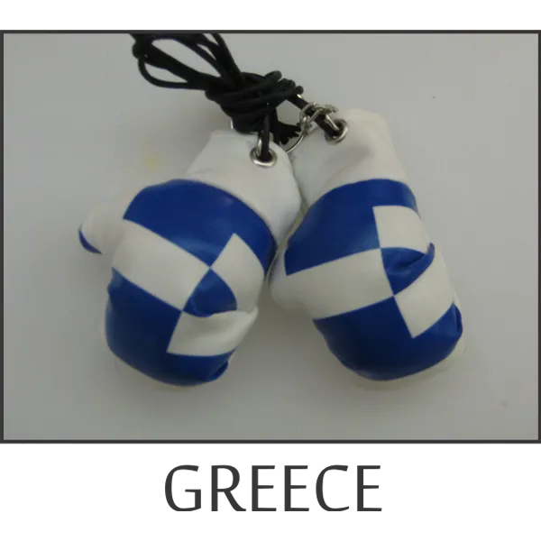 Greece Mini Boxing Glove