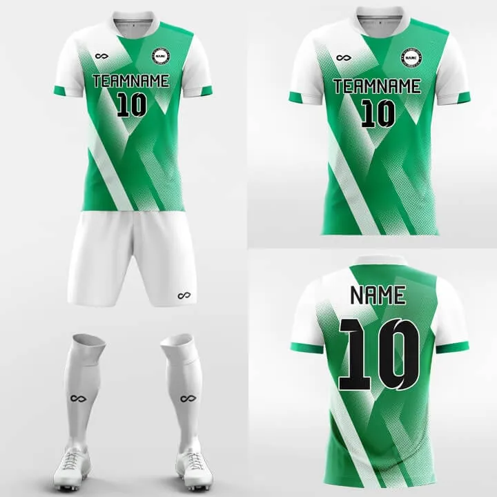 Green Light - Custom Soccer Jerseys Kit Sublimated Design