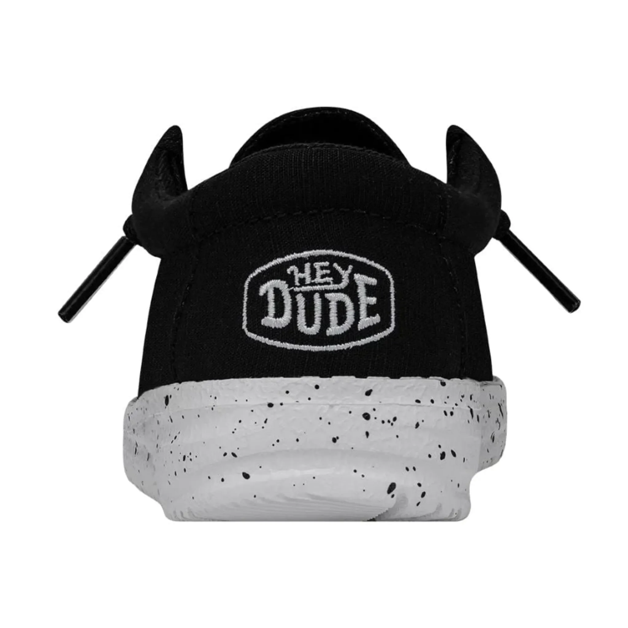 HEY DUDE TODDLER WALLY SLUB CANVAS BLACK - 40029001