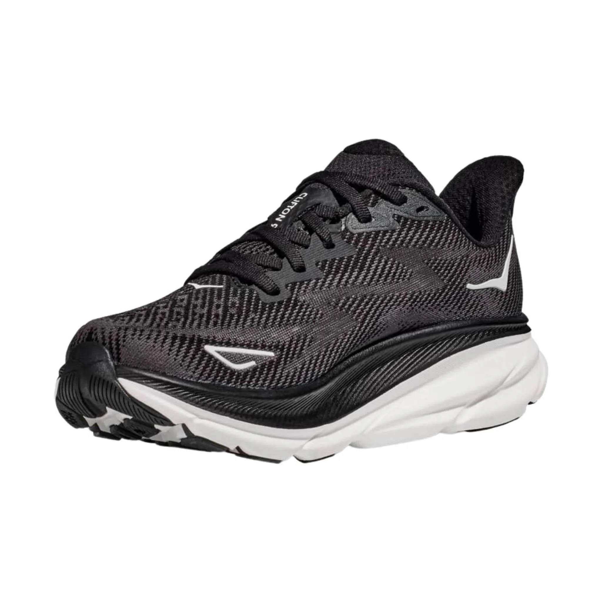 HOKA Men's Clifton 9 - Black/White