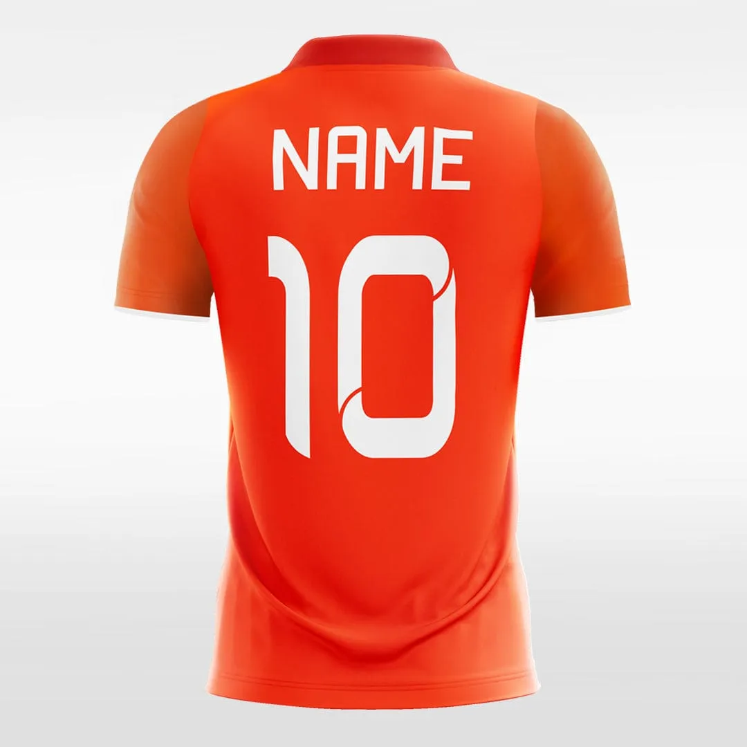 Iceberg - Customized Men's Fluorescent Sublimated Soccer Jersey