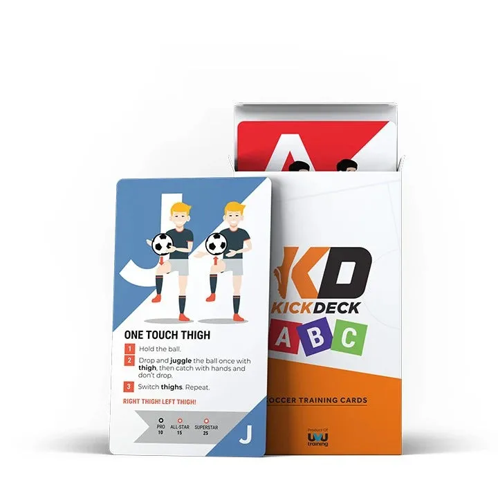 Kick Deck ABC Soccer Training Card Set