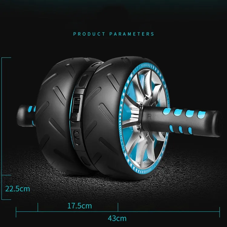 KYTO 2730 Electronic Counting Abdominal Wheel Abdomen Retracting Machine Automatic Rebound Giant Wheel(Blue Black)