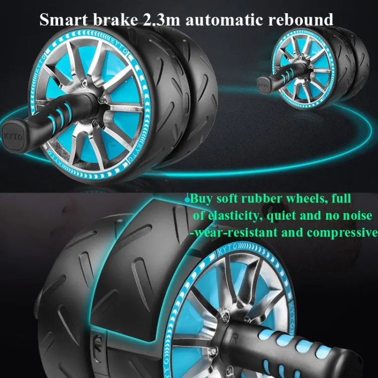 KYTO 2730 Electronic Counting Abdominal Wheel Abdomen Retracting Machine Automatic Rebound Giant Wheel(Blue Black)
