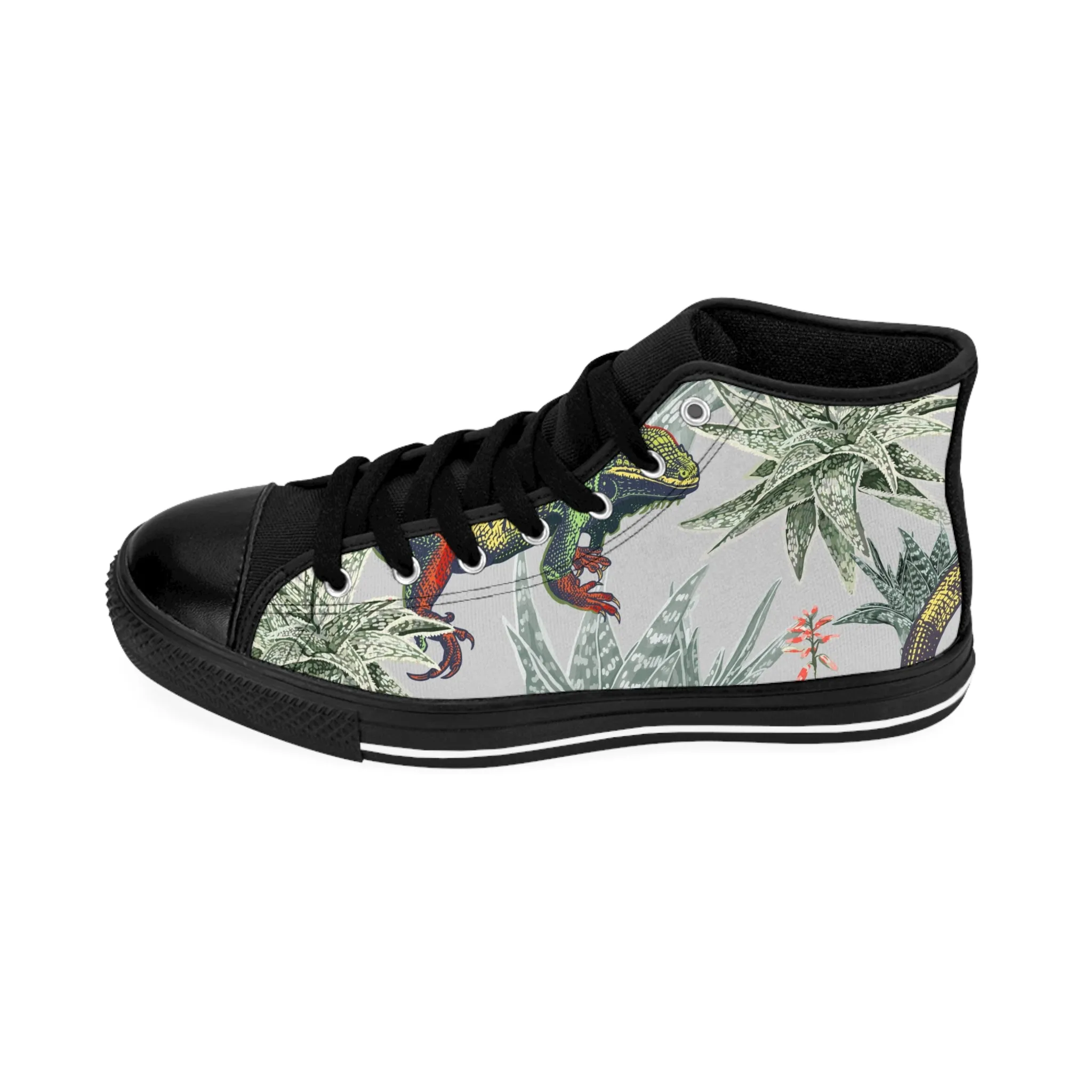 Lizard and Leaves Women's Classic Sneakers