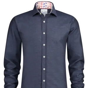 Long Sleeve Sports Shirt - Dark Blue