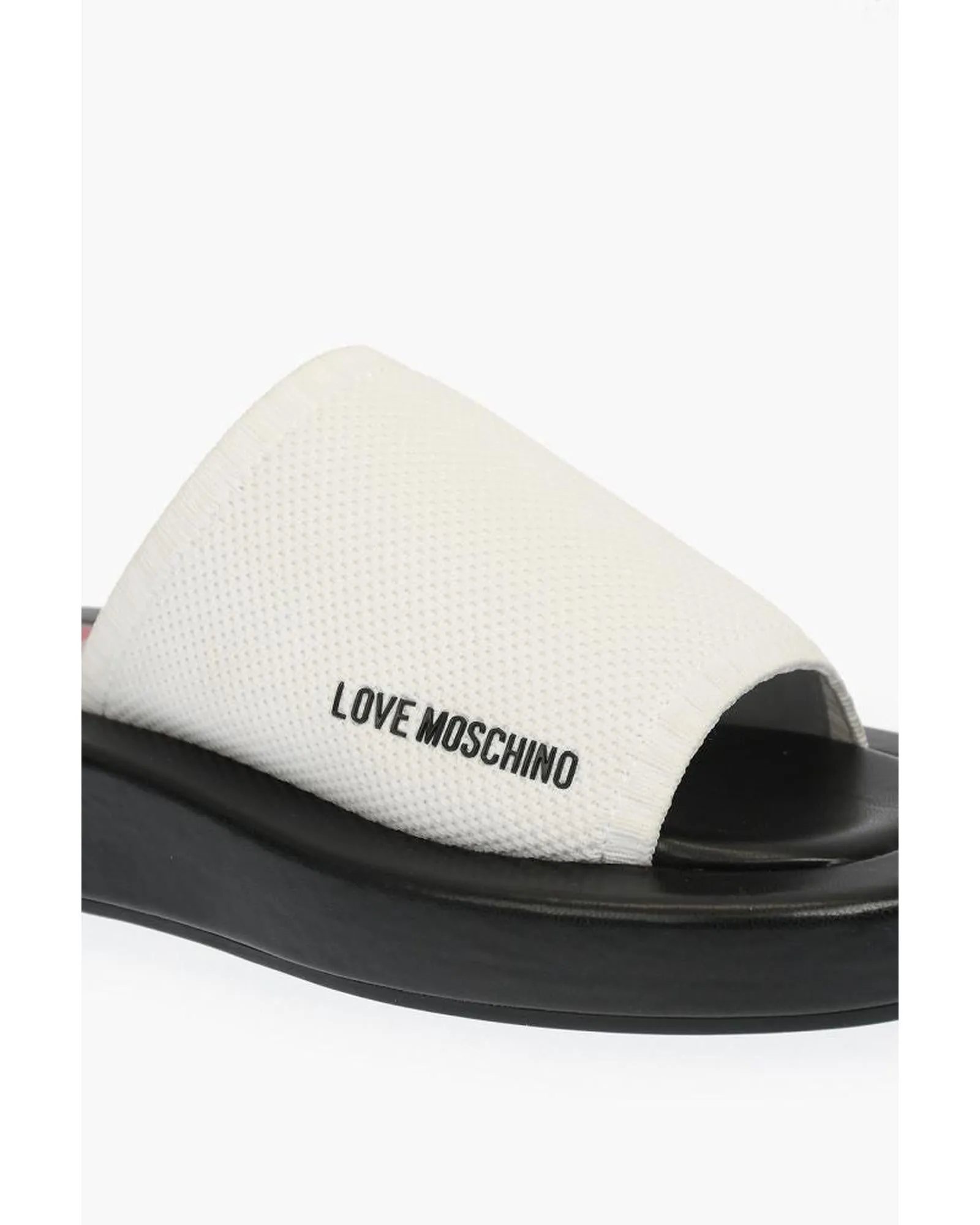 Love Moschino Womens White Casual Sandals