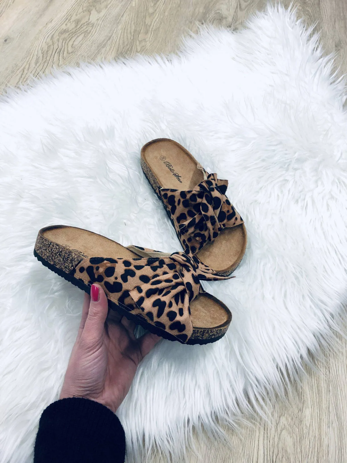 Mackenzie - Leopard Slipper