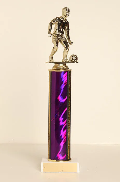 Male Soccer Tube Trophy