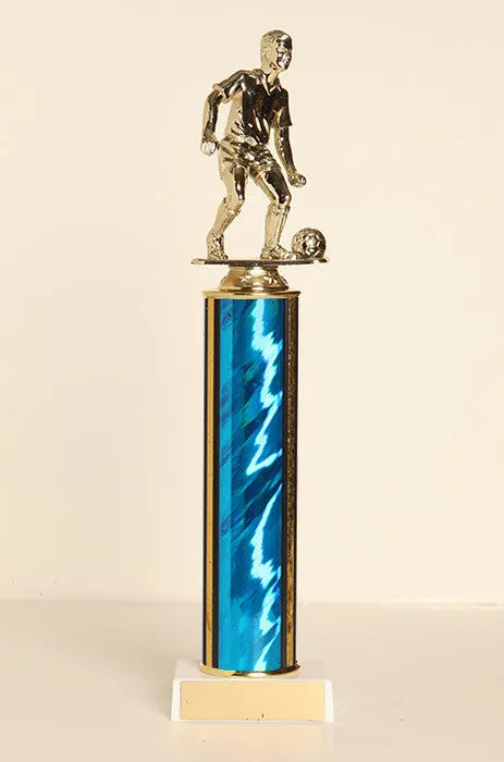 Male Soccer Tube Trophy