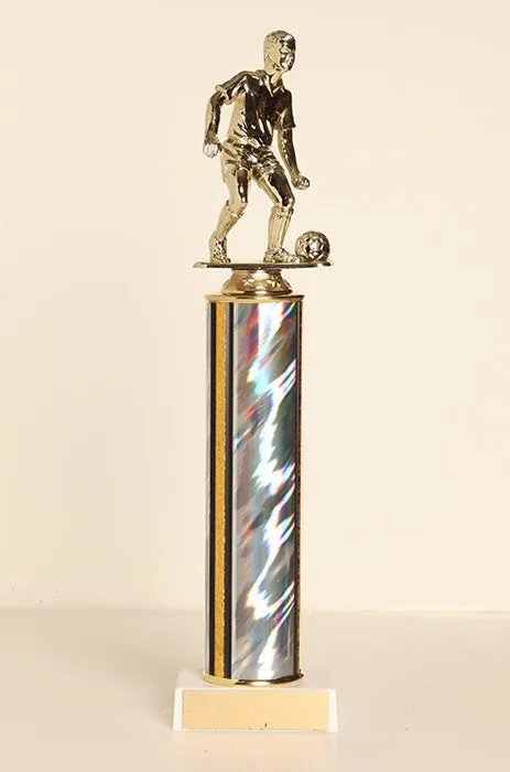 Male Soccer Tube Trophy