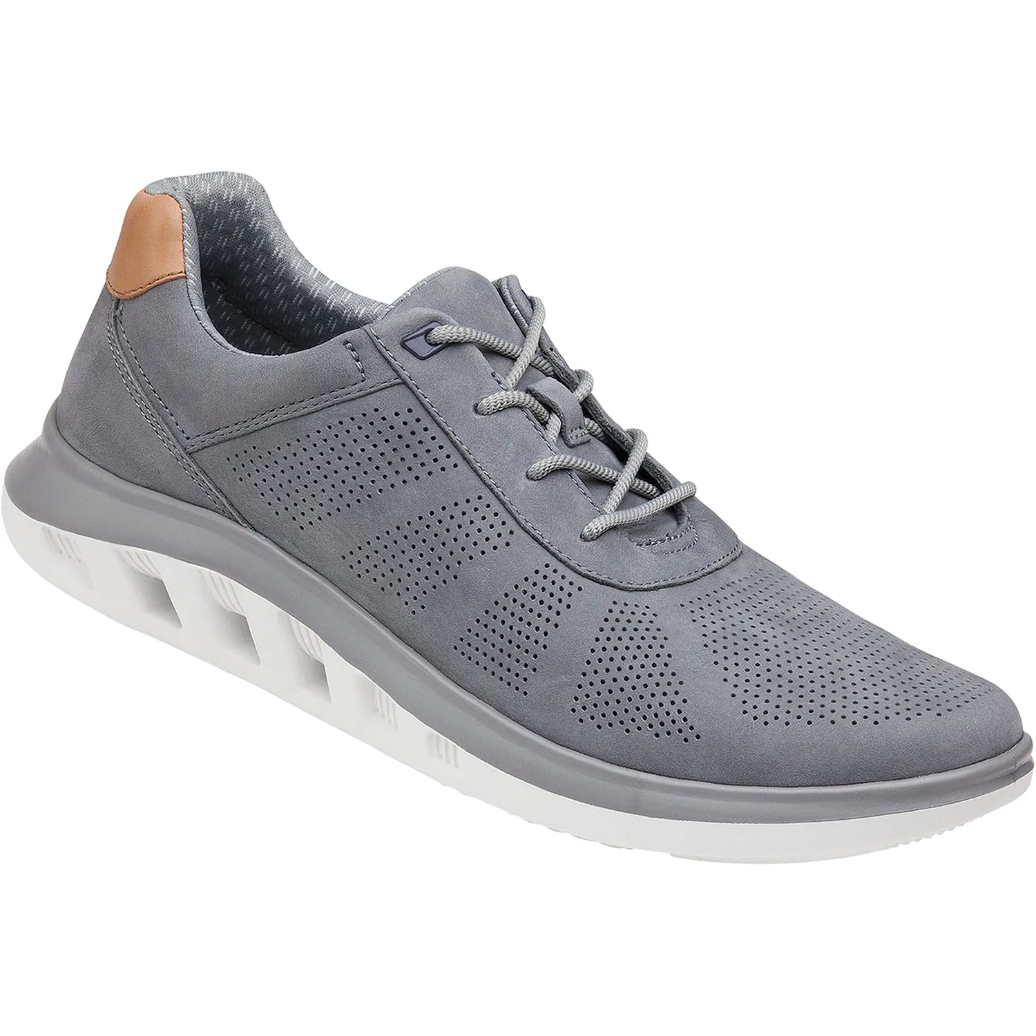 Men's Johnston & Murphy Activate U-Throat Grey Nubuck