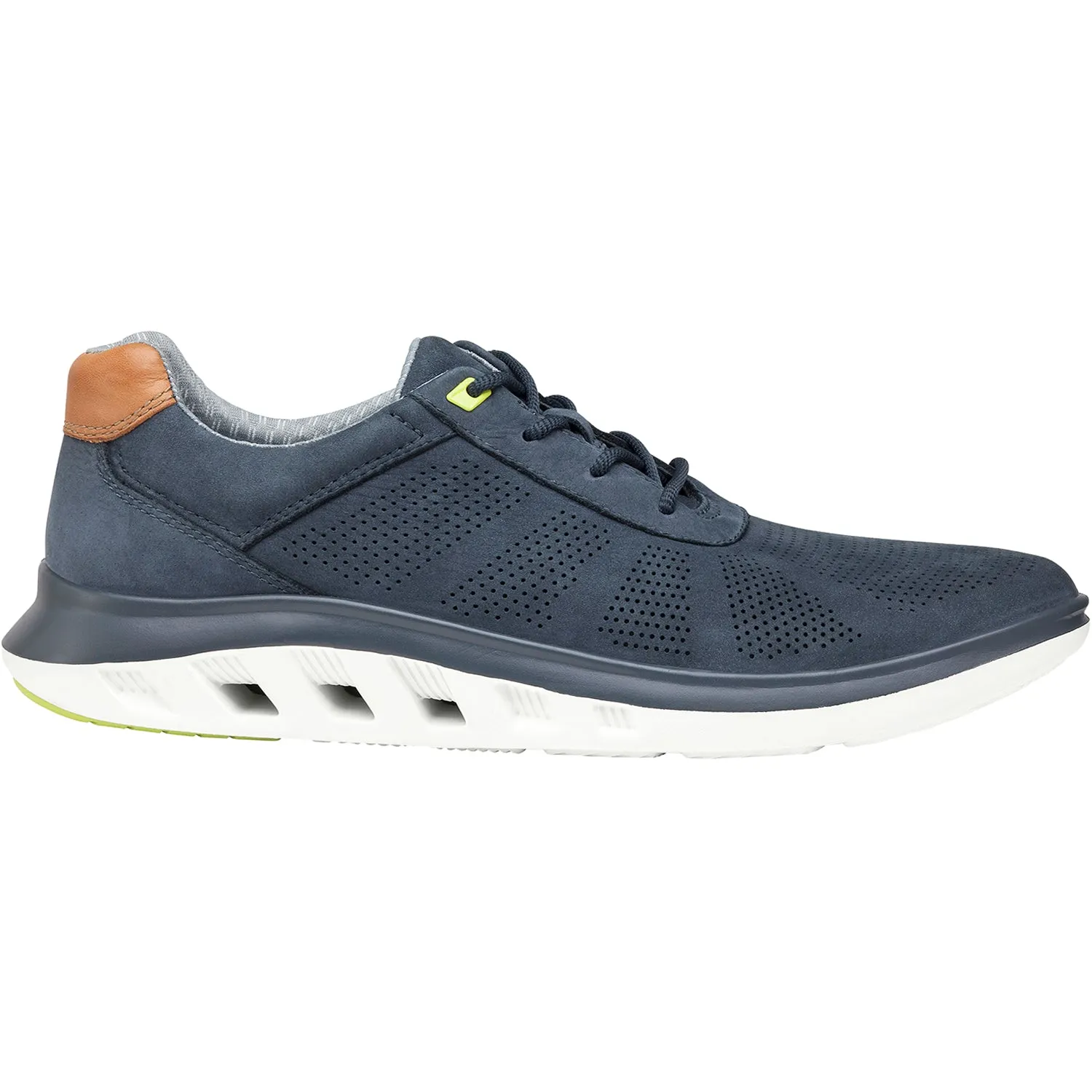 Men's Johnston & Murphy Activate U-Throat Navy Nubuck