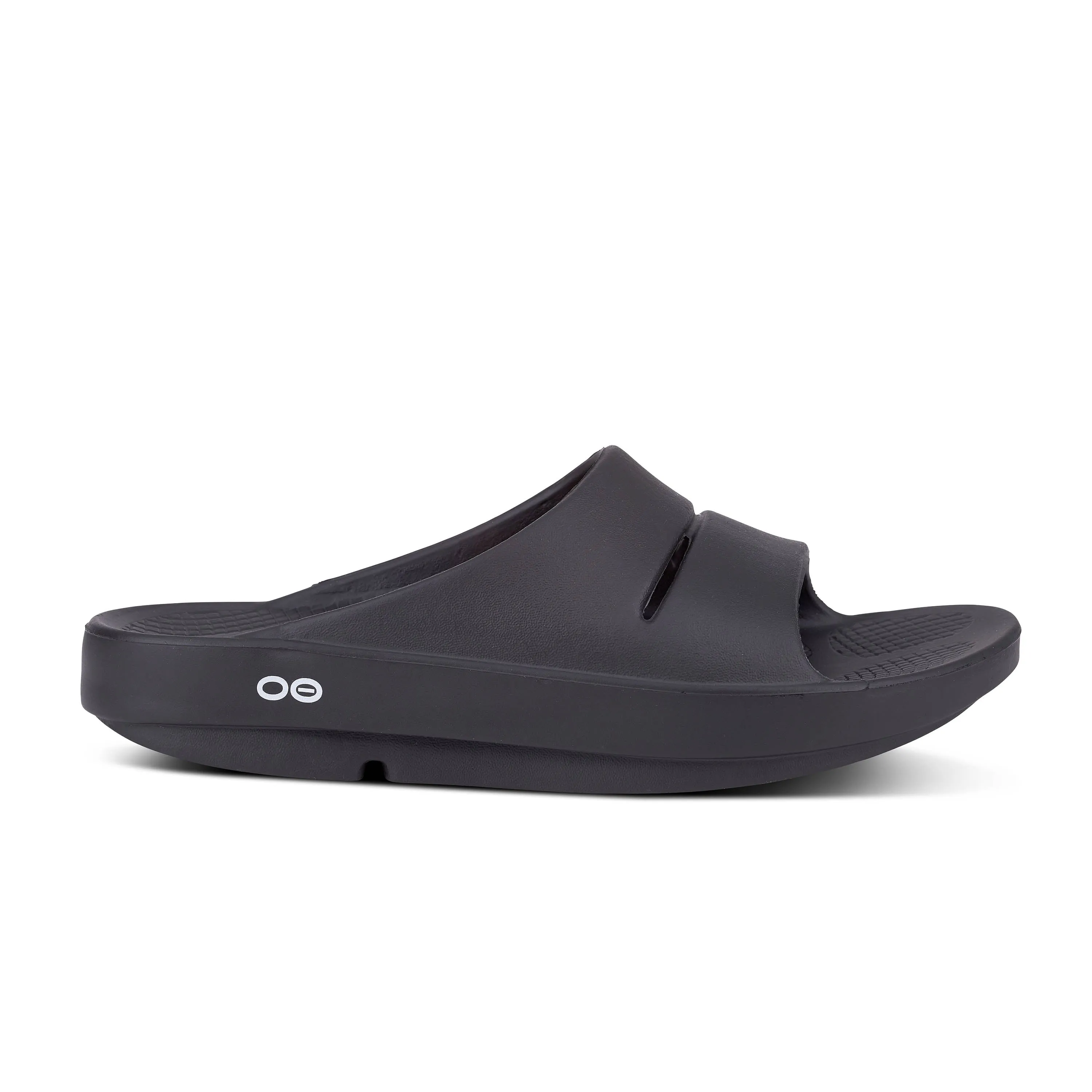 Men's Oofos OOahh Slide Color: Black